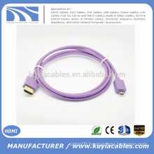 Beautiful Micro HDMI TO HDMI Male to Male Cable from Kuyia factory